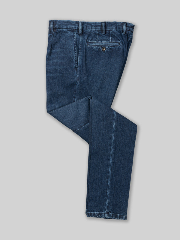Rota Sport Winter Blue denim cotton sport trousers Negozio