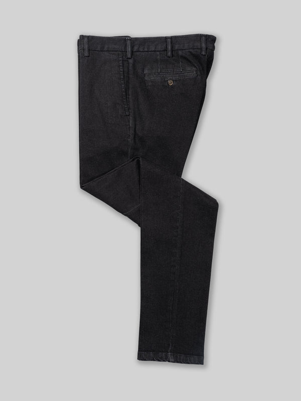 Rota Sport Winter Black denim cotton sport trousers In Saldo