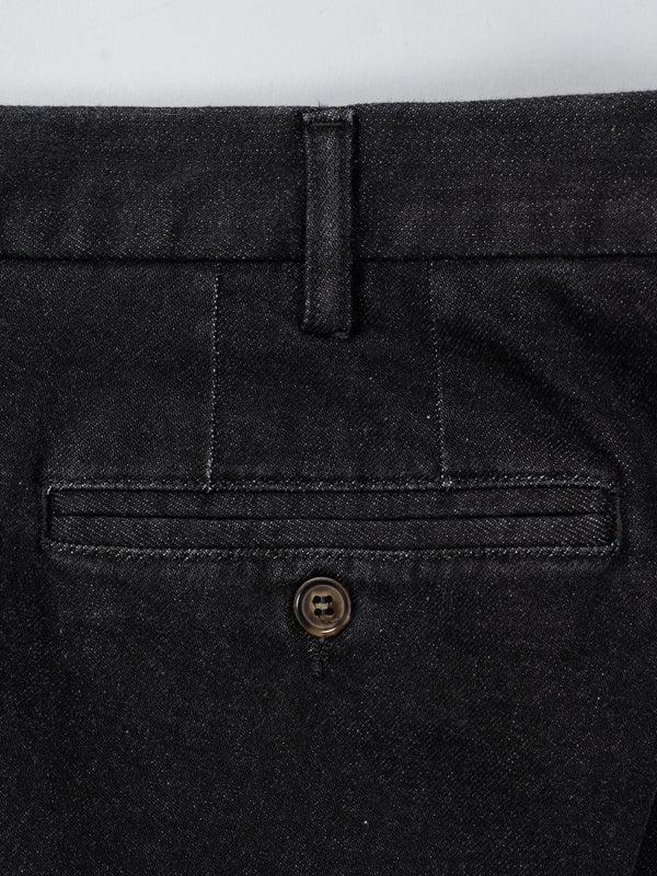 Rota Sport Winter Black denim cotton sport trousers In Saldo
