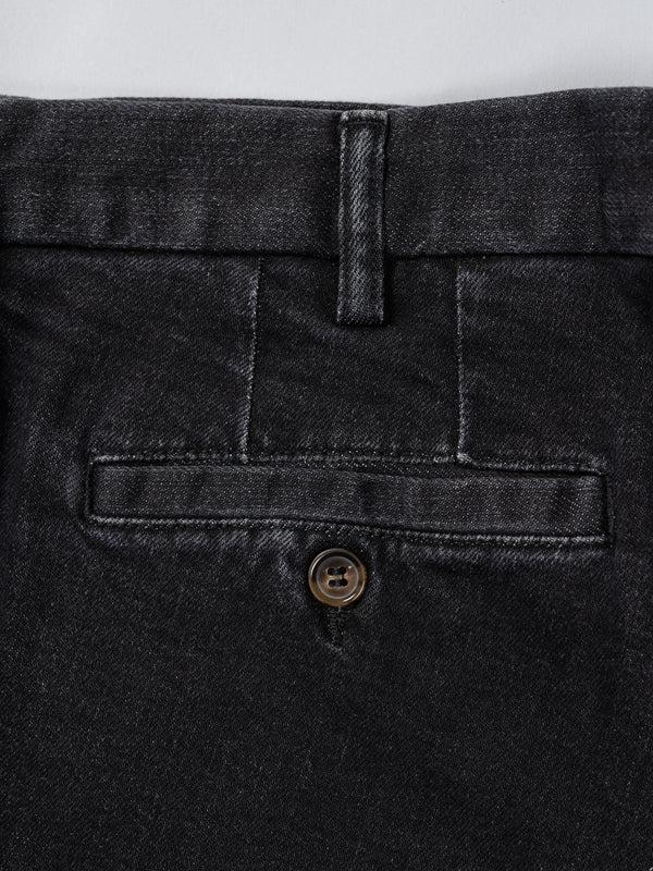 Rota Sport Winter Black denim cotton sport trousers Nuova
