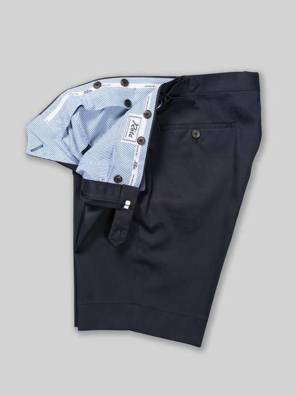 Rota Summer Dark blue pair of regular fit cotton bermuda 2025