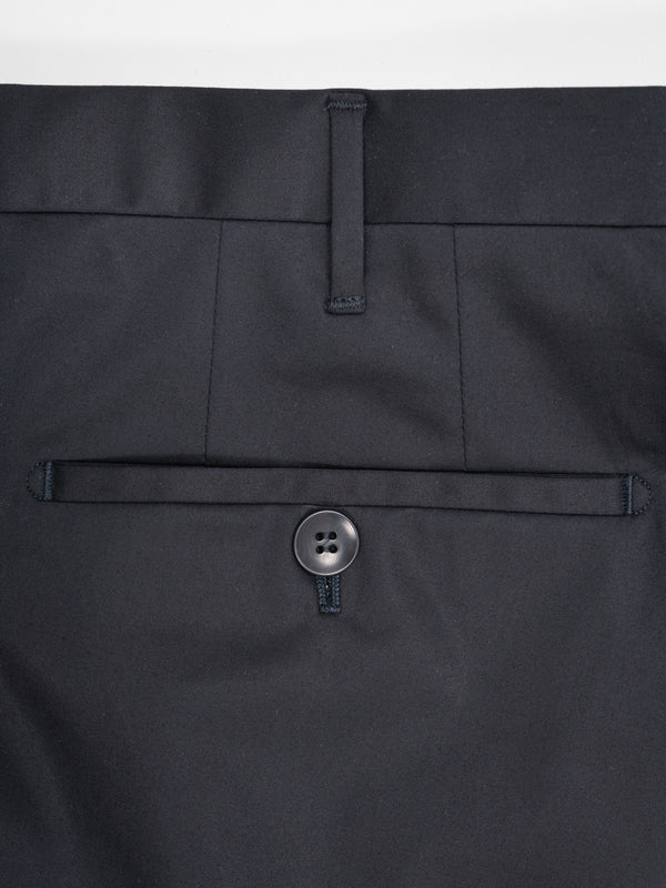 Rota Summer Dark blue pair of regular fit lightweight cotton elastan trousers Nuovo