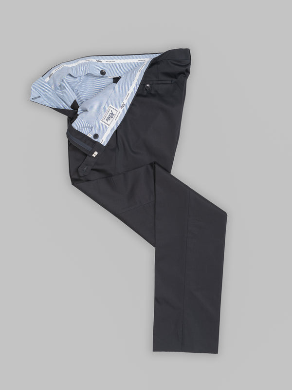 Rota Summer Dark blue pair of regular fit lightweight cotton elastan trousers Nuovo