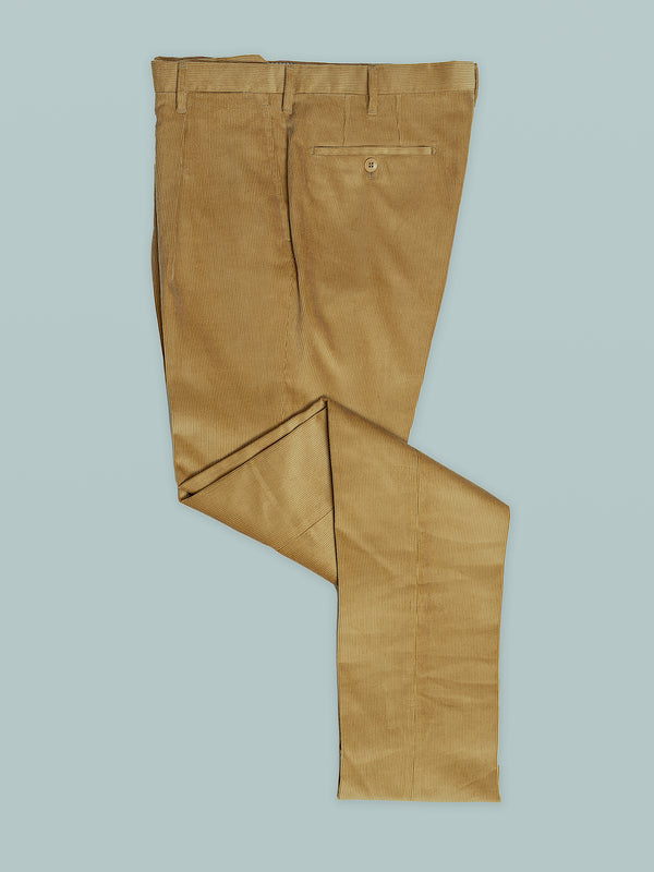 Rota Winter Dark beige corduroy medium wale trousers Acquista Ora