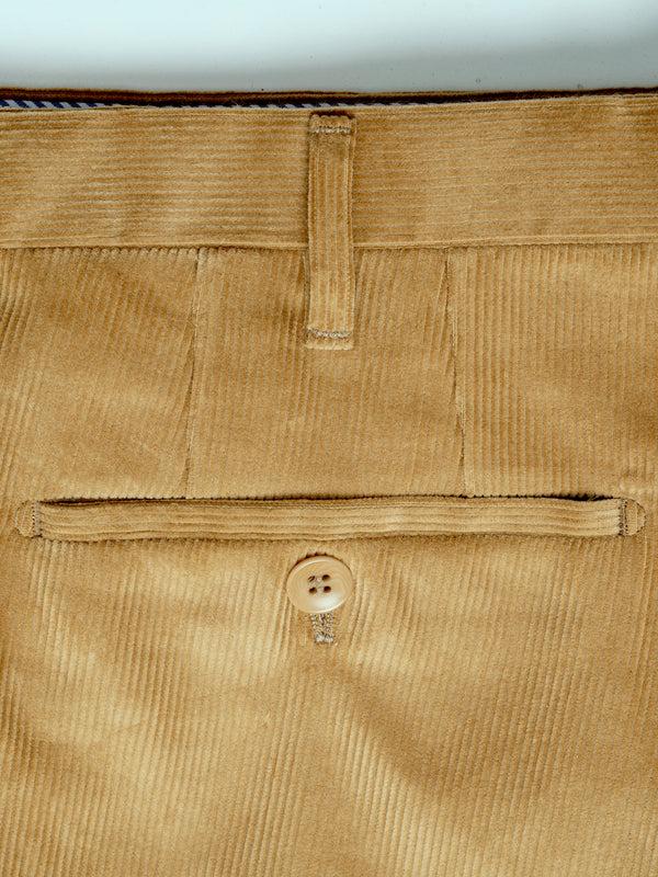 Rota Winter Dark beige corduroy medium wale trousers Acquista Ora