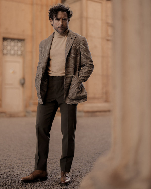 Rota Winter Dark mud cotton elastan trousers Novità
