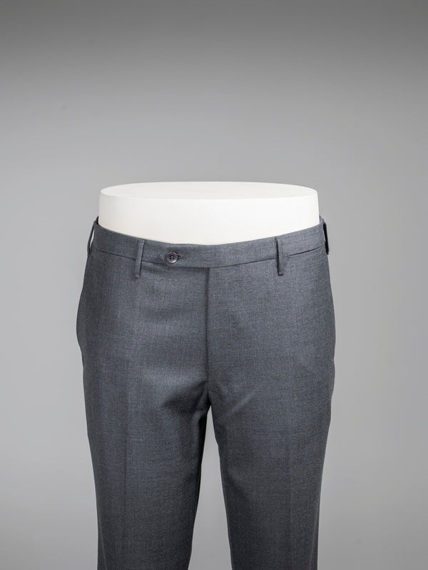 Rota Winter Grey pair of regular fit worsted wool trousers Hotsell