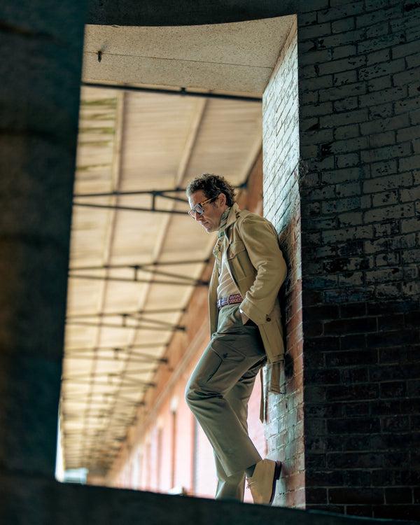 Rota Summer Green cotton trousers cargo Vendite Flash