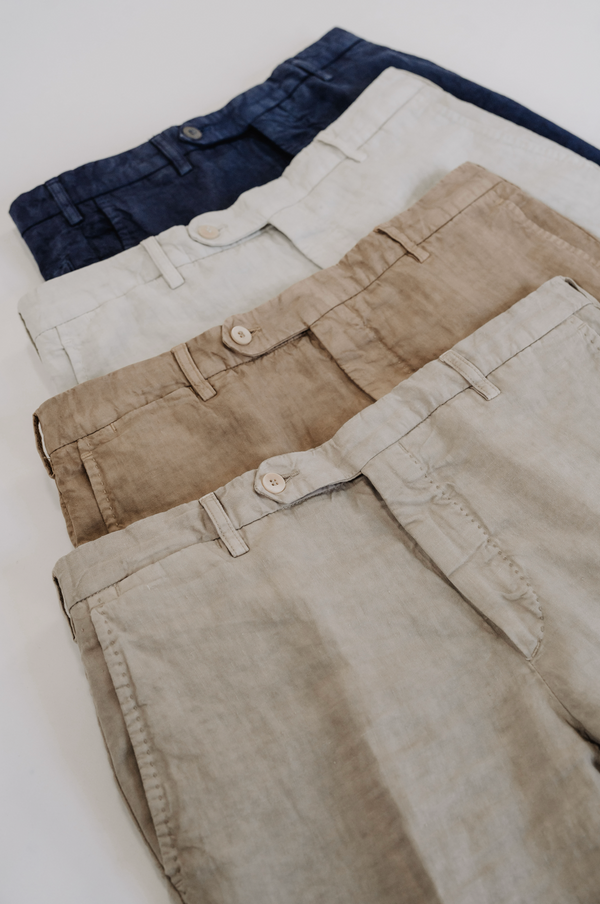 Rota Sport Summer Light Beige linen sport trousers Nuova