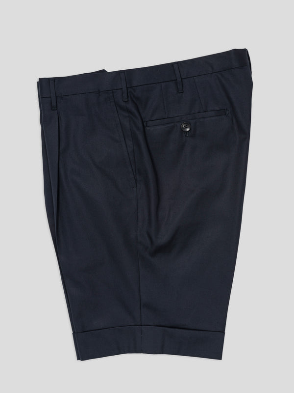 Rota Summer Dark blue pair of regular fit supima cotton bermuda Italia