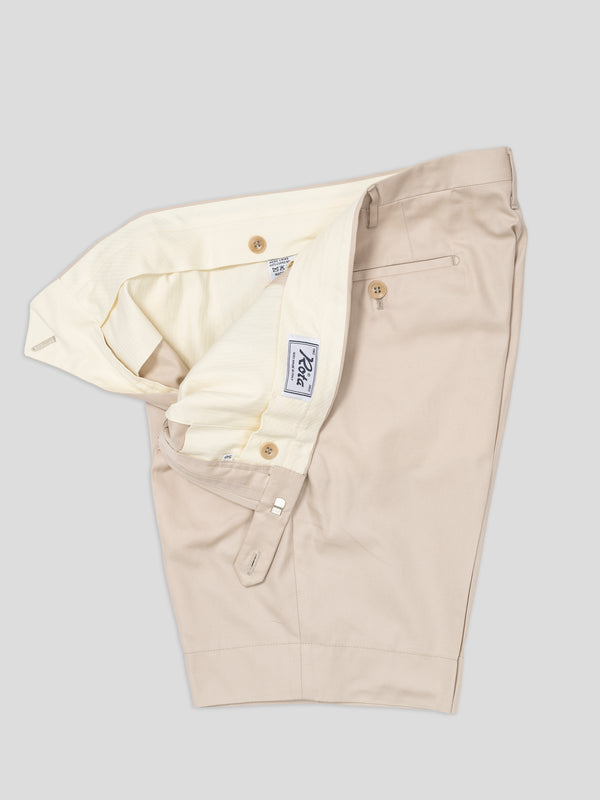 Rota Summer Light beige pair of regular fit supima cotton bermuda Only for today
