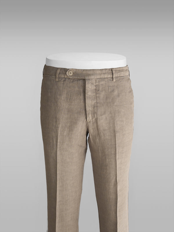 Rota Sport Summer Beige linen sport trousers In Linea