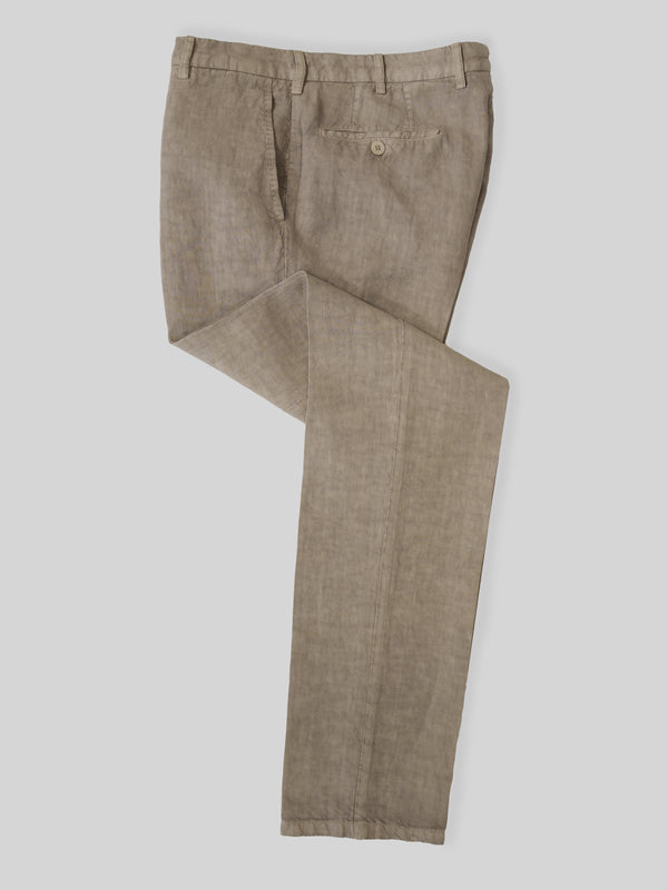 Rota Sport Summer Beige linen sport trousers In Linea