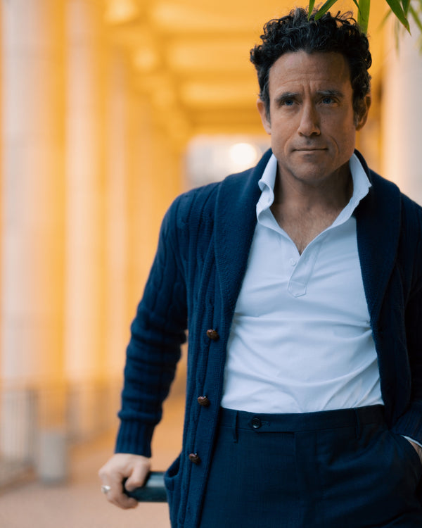 Rota Summer Roma dark blue wool trouser Consegna Veloce