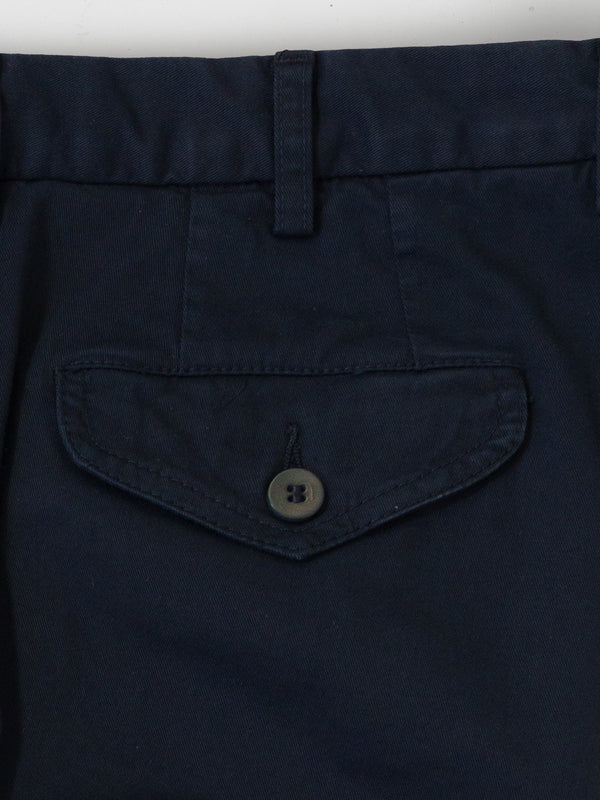Rota Sport Summer Dark blue cotton supima sport trousers with flaps Presa
