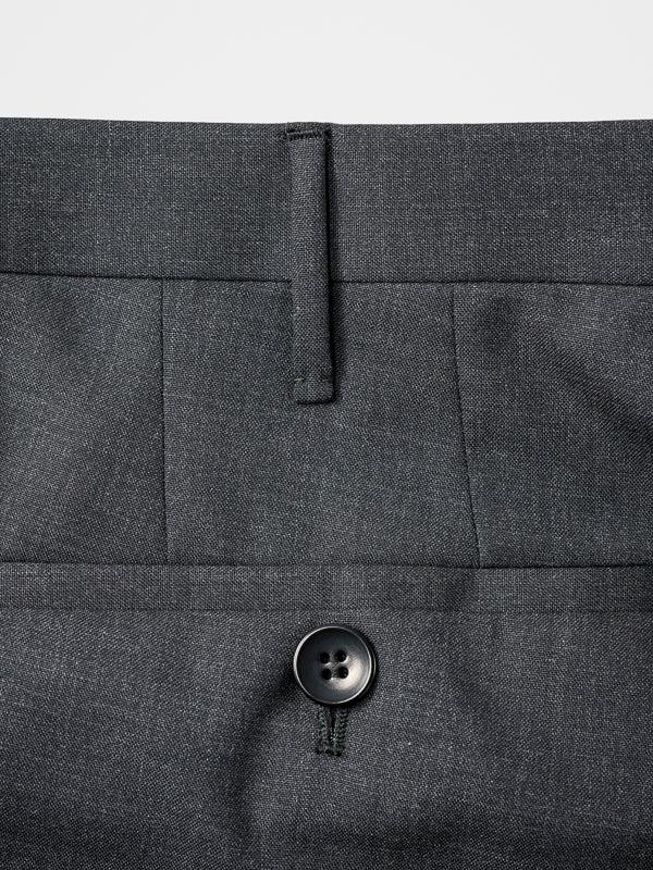 Rota Summer Dark grey pair of regular fit wool trousers Offerta