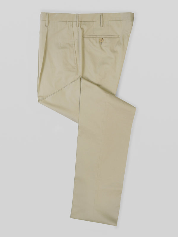 Rota Summer Light beige cotton elastan trousers Saldi Di Fabbrica