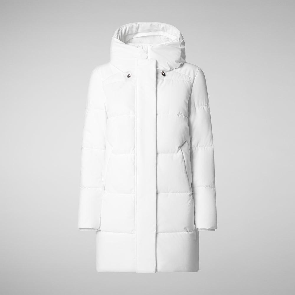Save the duck PARKA DONNA CON CAPPUCCIO BETHANY WHITE Sottocosto