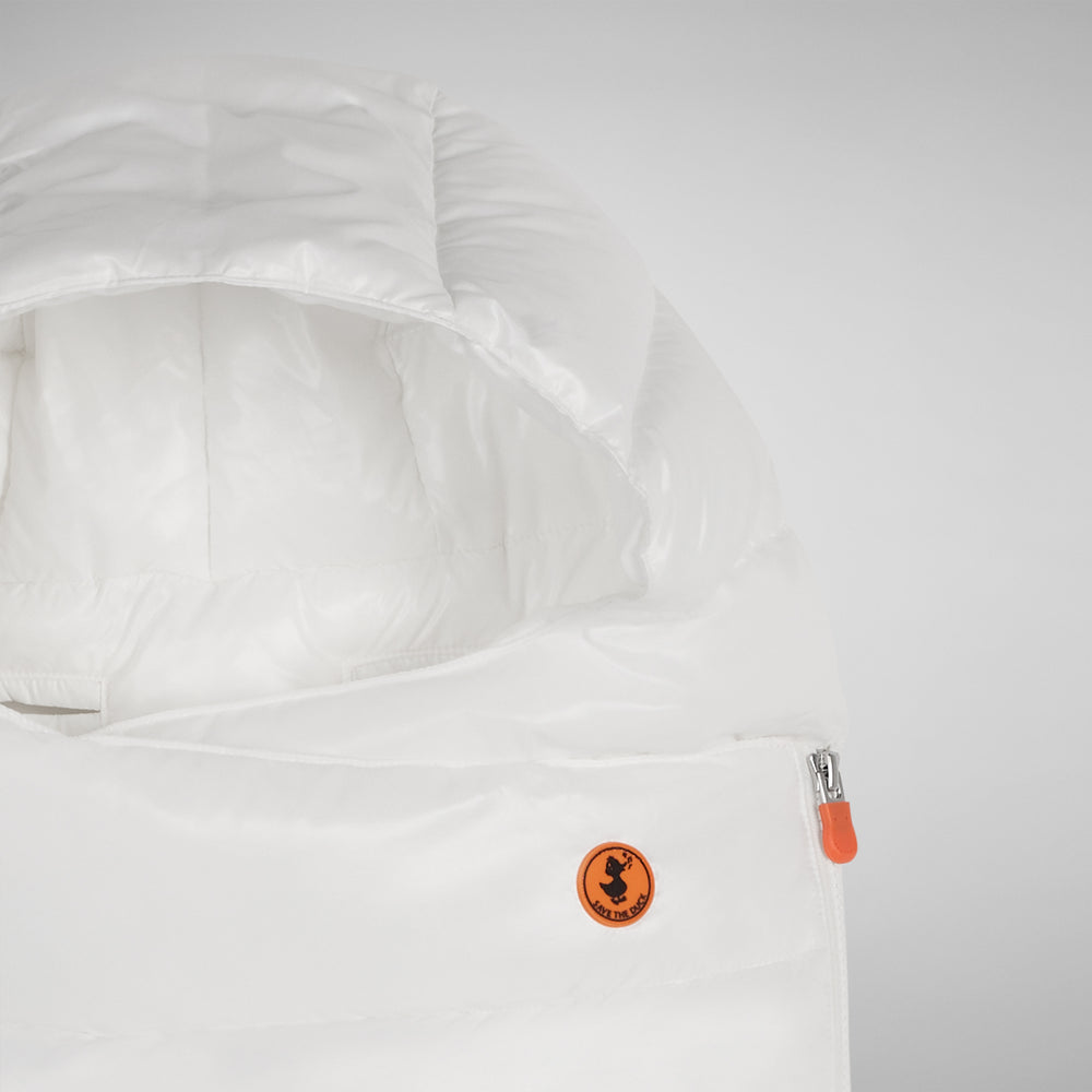 Save the duck SACCO NANNA NEONATO KAY IN OFF WHITE Saldi