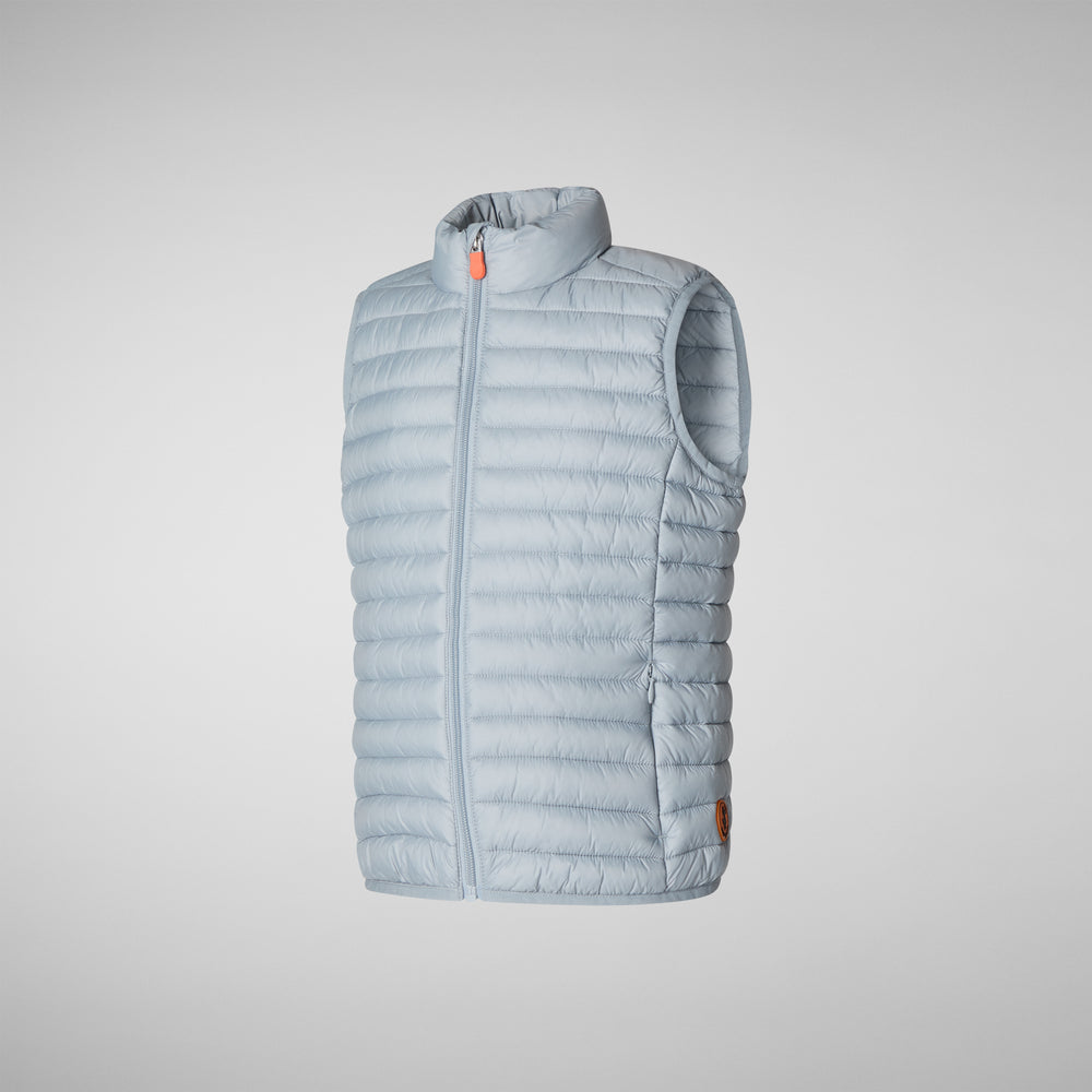 Save the duck Gilet imbottito unisex bambino Dolin grigio ardesia chiaro Italy