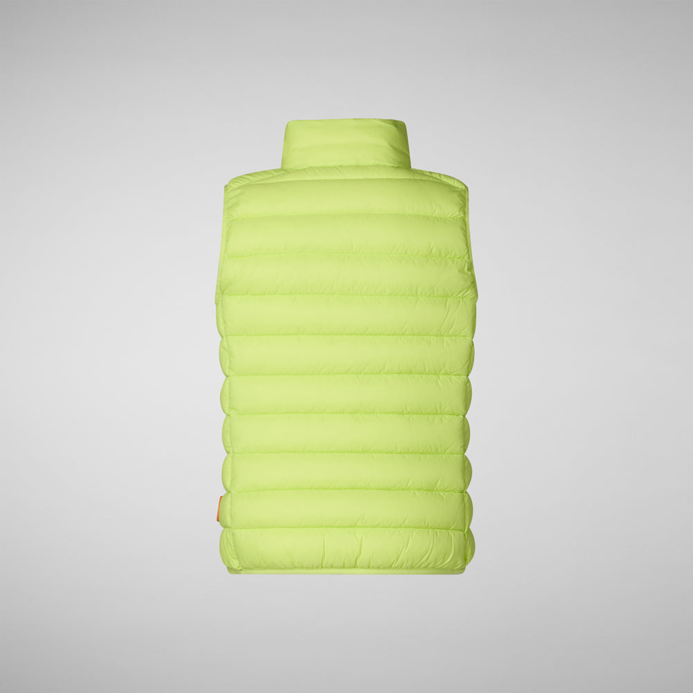 Save the duck GILET UNISEX BAMBINO ANDY VERDE LIME In Linea