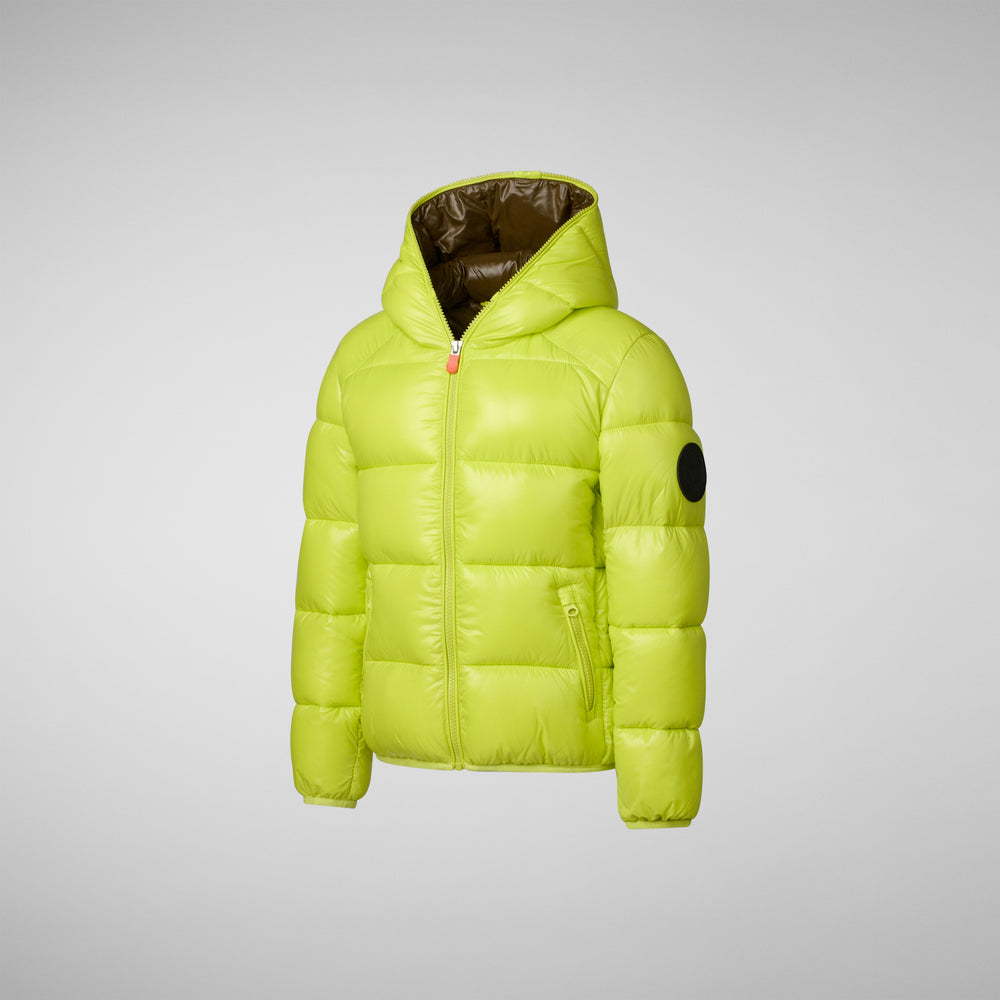 Save the duck PIUMINO ANIMAL FREE BAMBINO ARTIE VERDE LIME Qualità