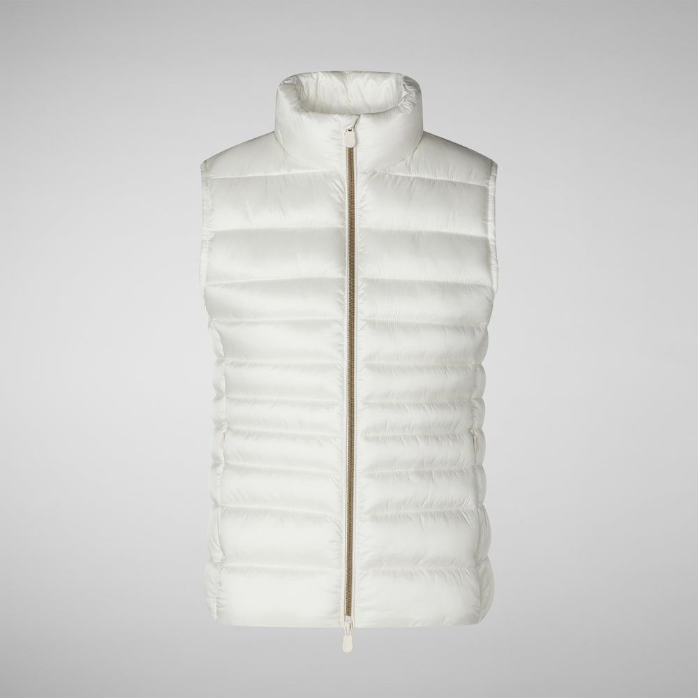 Save the duck GILET DONNA LYNN BIANCO Fino Al -60%