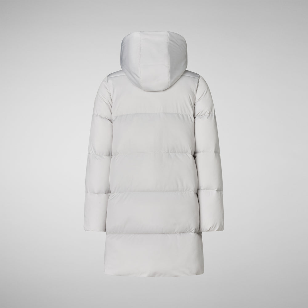 Save the duck PIUMINO ANIMAL FREE CON CAPPUCCIO BAMBINA DOROTHEA GRIGIO NEBBIA Hotsell