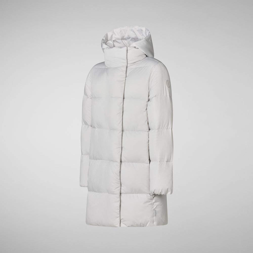 Save the duck PIUMINO ANIMAL FREE CON CAPPUCCIO BAMBINA DOROTHEA GRIGIO NEBBIA Hotsell
