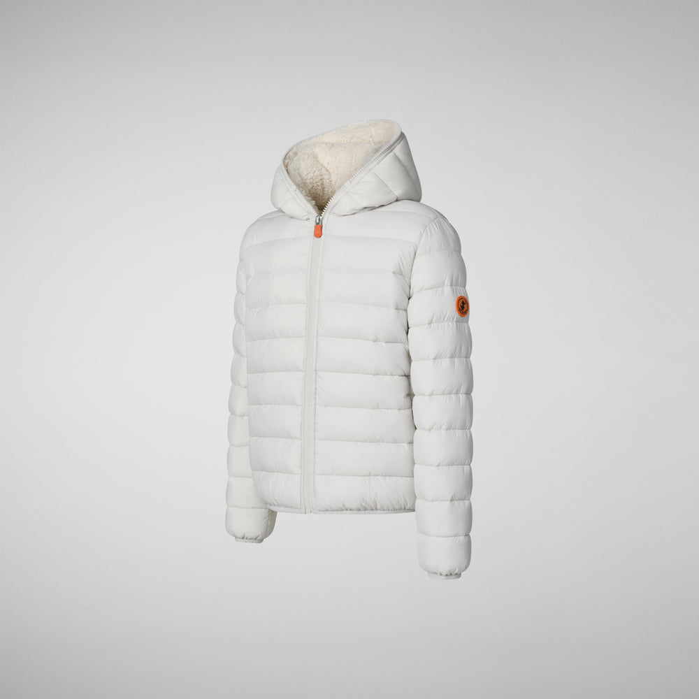 Save the duck PIUMINO ANIMAL FREE BAMBINA LECI GRIGIO NEBBIA Vendita Calda