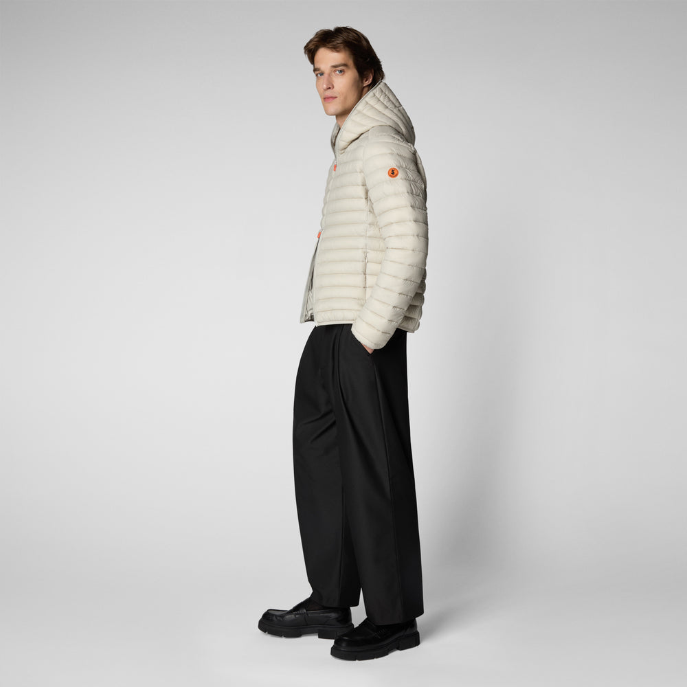 Save the duck Piumino animal free uomo Donald Beige chiaro In Saldo