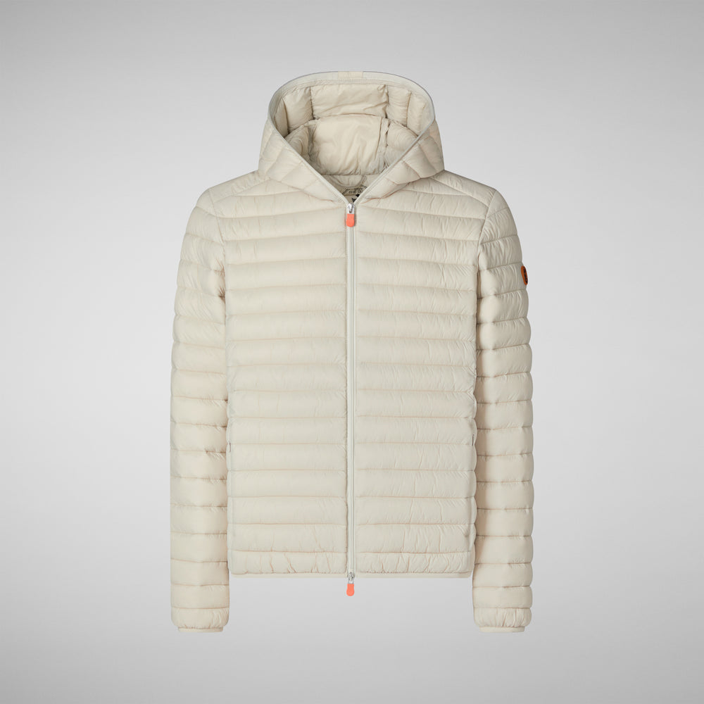 Save the duck Piumino animal free uomo Donald Beige chiaro In Saldo