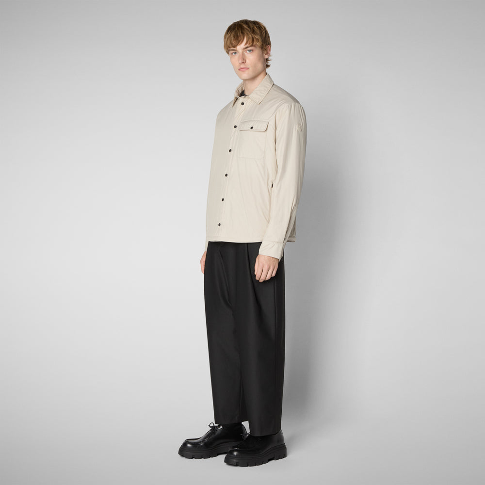 Save the duck GIACCA UOMO STELLAN IN RAINY BEIGE Comprare a buon mercato