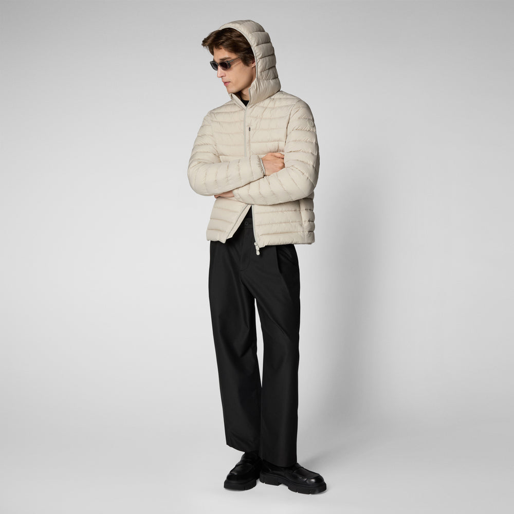 Save the duck PIUMINO UOMO JUNCUS RAINY BEIGE Italia