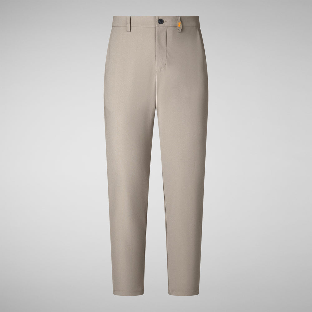 Save the duck PANTALONE UOMO STEVE IN SANDALO BEIGE 2025