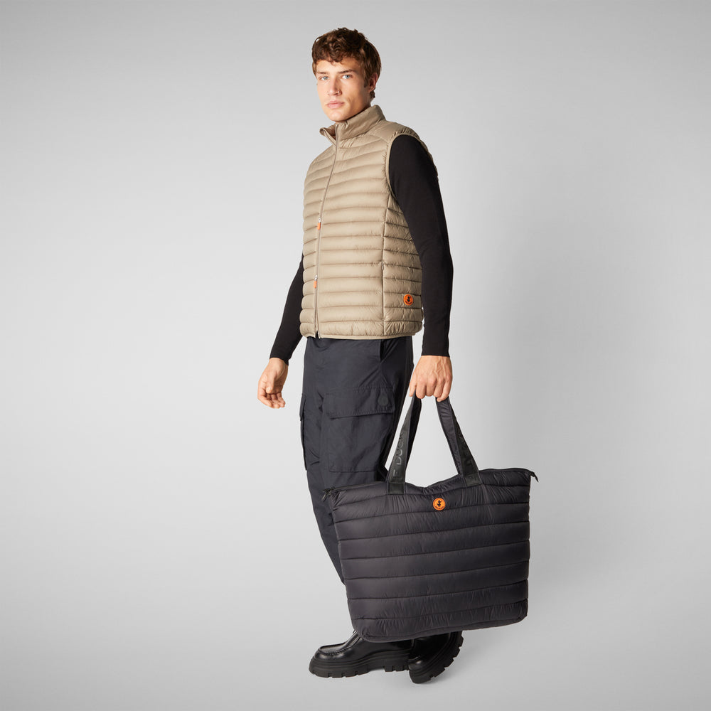Save the duck Gilet imbottito uomo Adam Grigio elefante In Linea