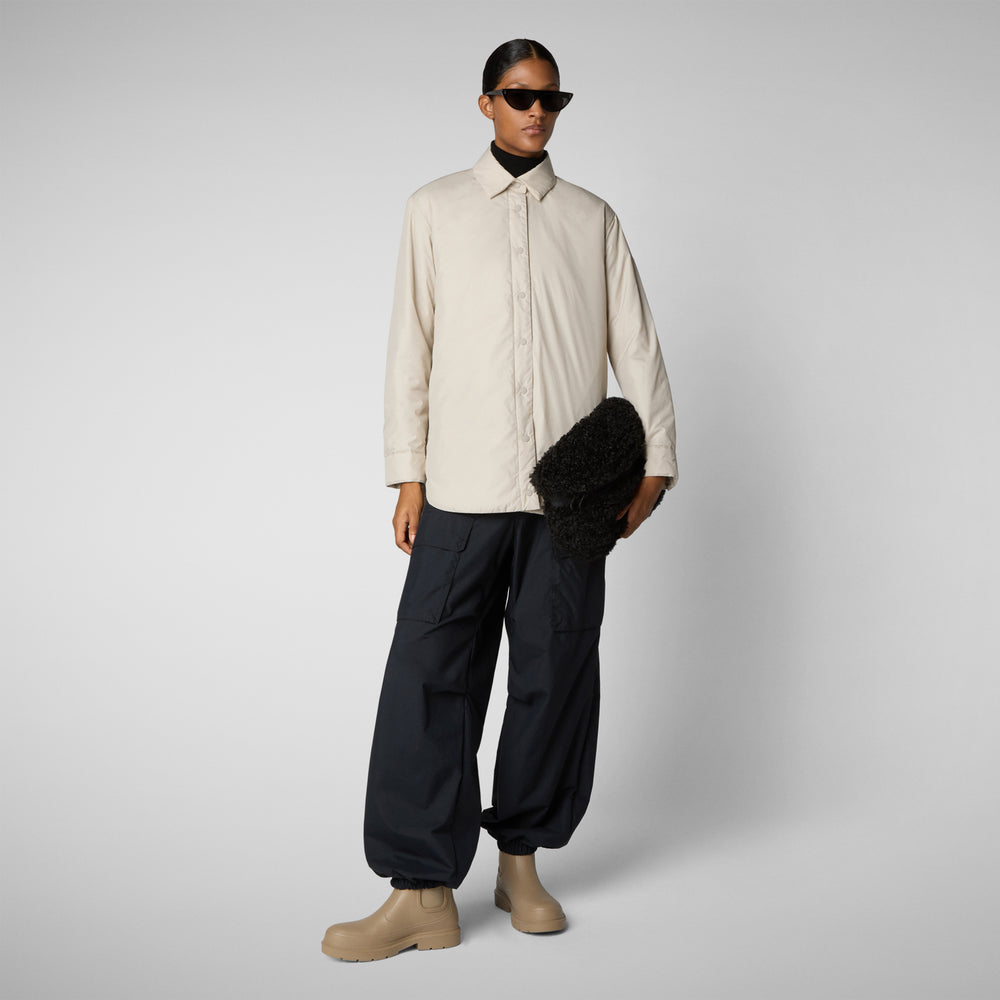 Save the duck GIACCA DONNA AMARILLIS RAINY BEIGE Nuovo