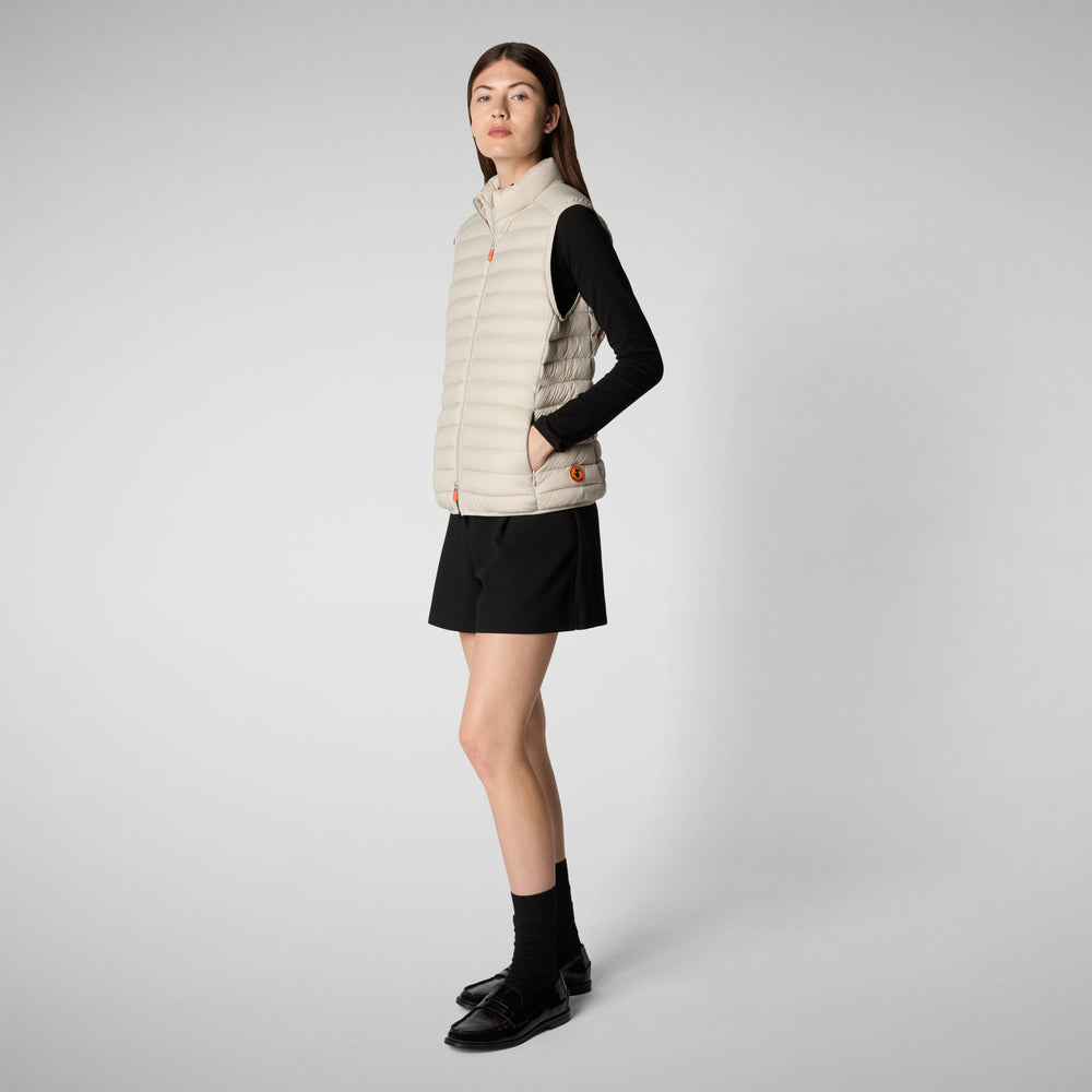 Save the duck Gilet imbottito donna Charlotte Beige chiaro Vendita