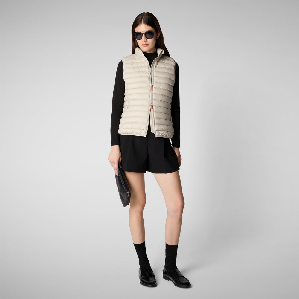 Save the duck Gilet imbottito donna Charlotte Beige chiaro Vendita