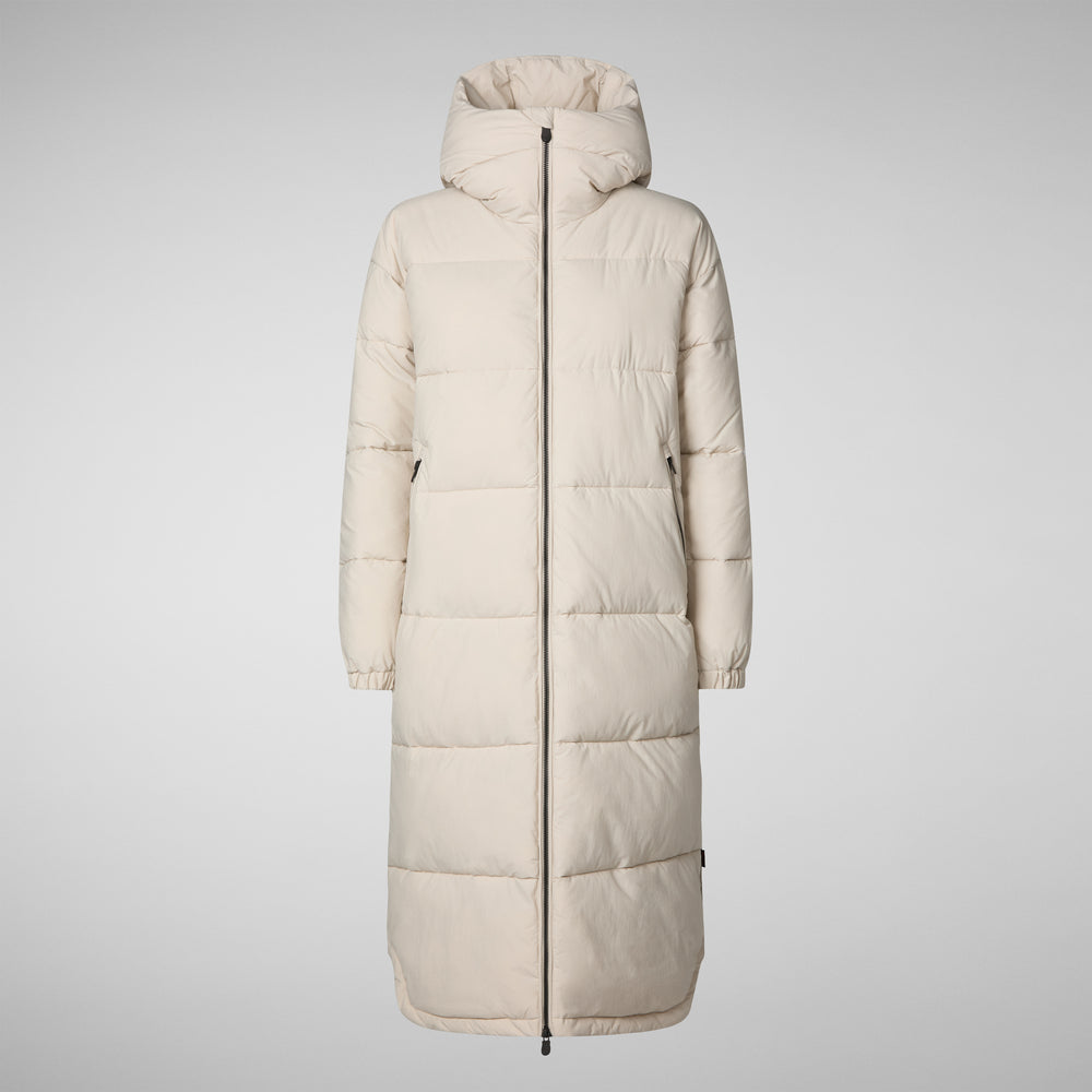 Save the duck PIUMINO ANIMAL FREE DONNA HALESIA RAINY BEIGE Negozi Online