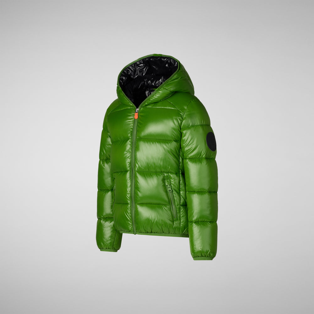 Save the duck PIUMINO ANIMAL FREE BAMBINO ARTIE VERDE ERBA In Vendita