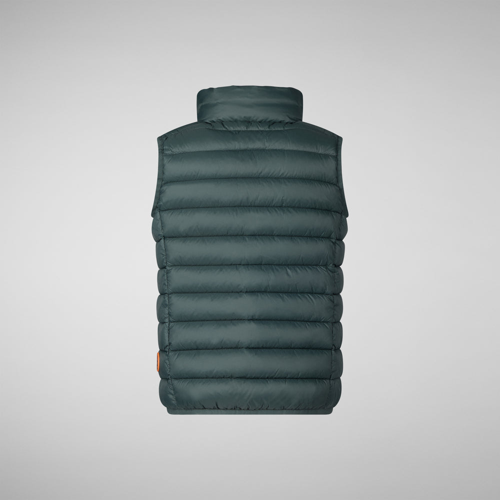 Save the duck GILET UNISEX BAMBINO ANDY VERDE NERO Offerte