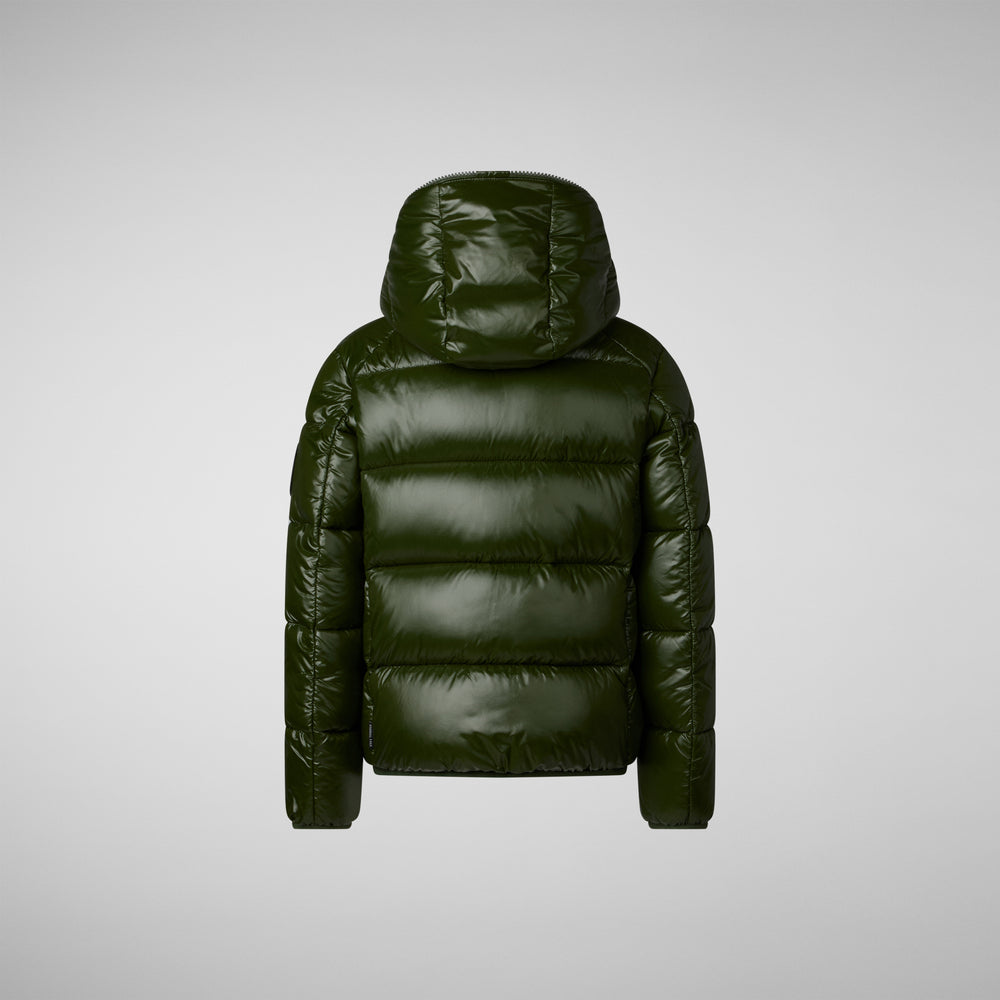 Save the duck PIUMINO ANIMAL FREE BAMBINO ARTIE VERDE BOSCO Vendita Calda