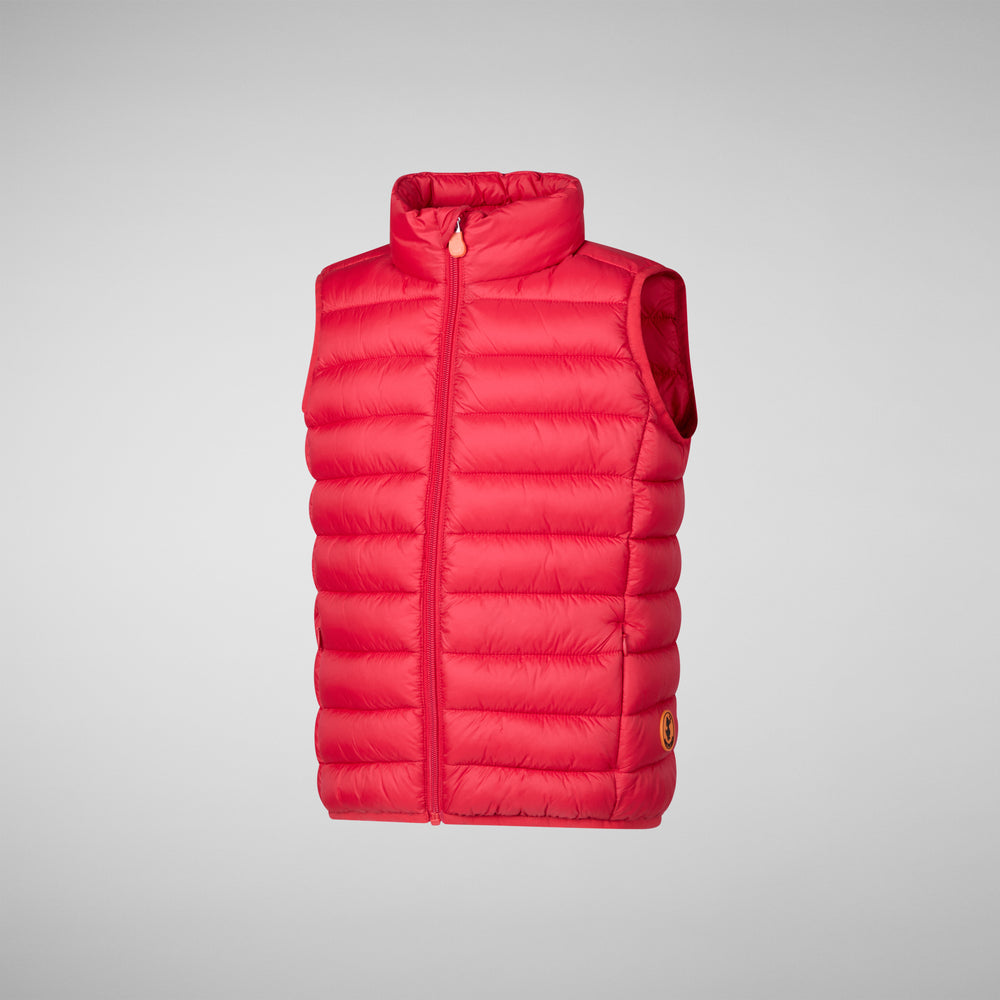 Save the duck GILET UNISEX BAMBINO ANDY ROSSO SCURO Vendite Flash