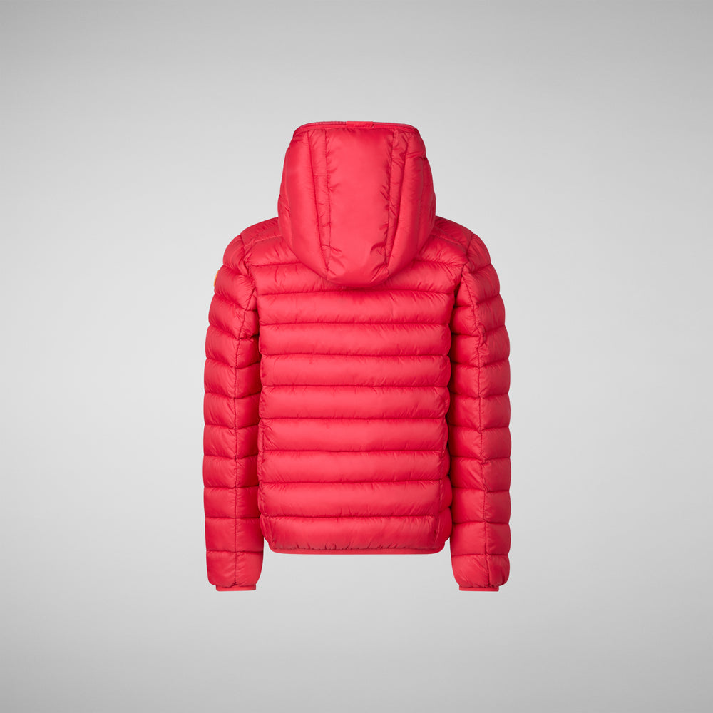 Save the duck PIUMINO ANIMAL FREE BAMBINO DONY ROSSO SCURO Negozio