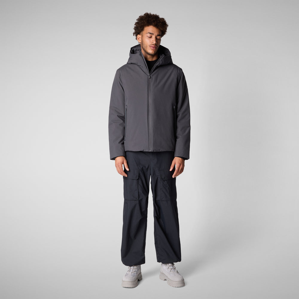 Save the duck GIACCA UOMO FLYNN STORM GREY 2025
