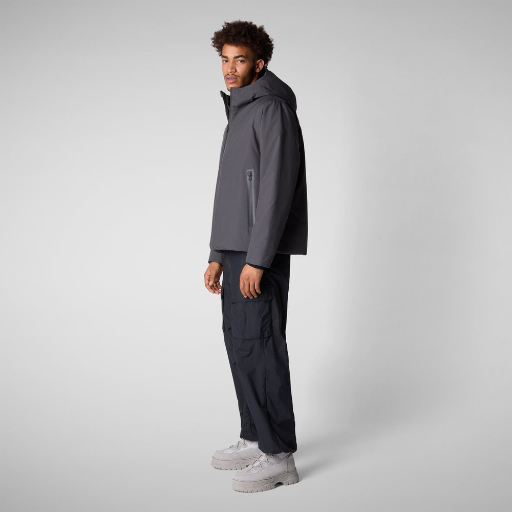 Save the duck GIACCA UOMO FLYNN STORM GREY 2025