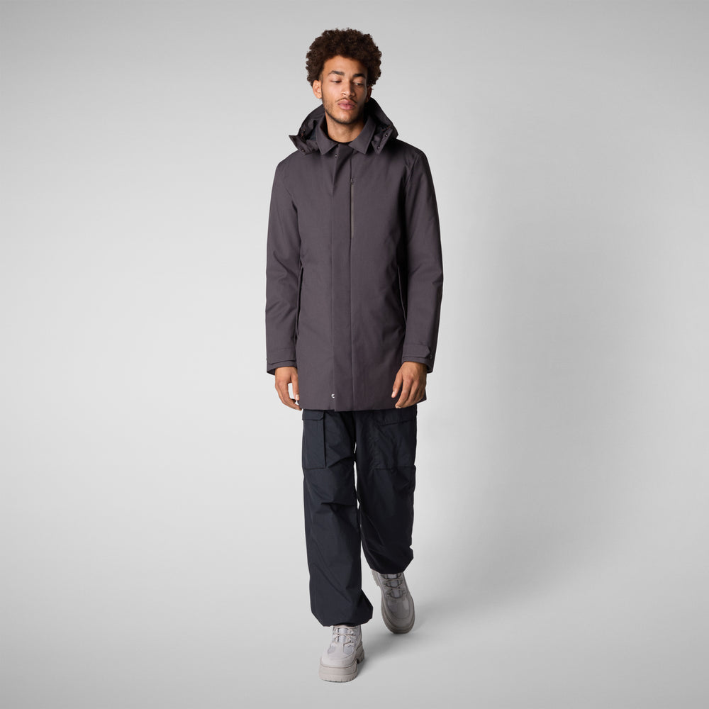 Save the duck PIUMINO ANIMAL FREE UOMO SAM CHARCOAL GREY Italia