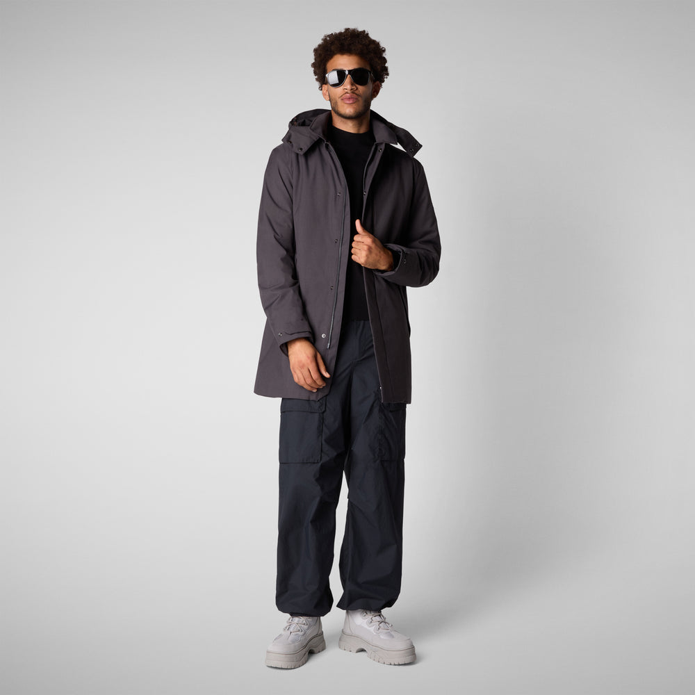 Save the duck PIUMINO ANIMAL FREE UOMO SAM CHARCOAL GREY Italia