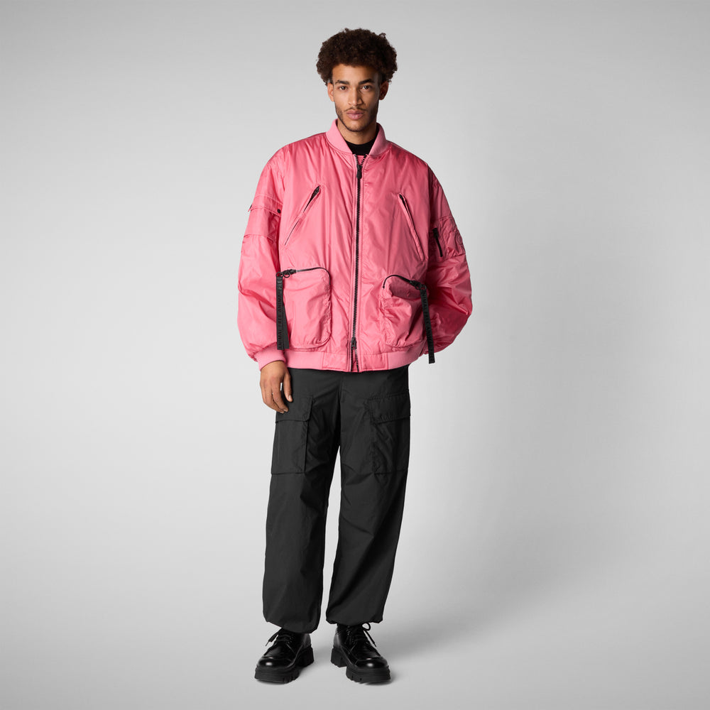 Save the duck Giacca bomber unisex Usher rosa 2025